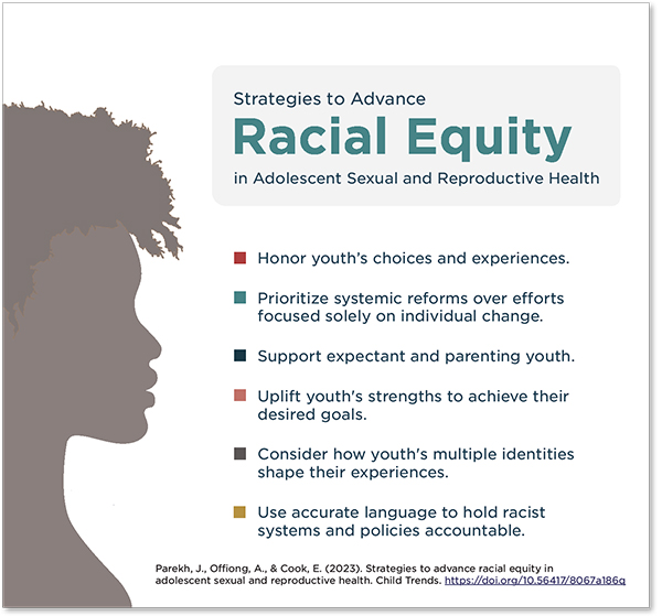 Strategies to Advance Racial Equity in Adolescent Sexual and